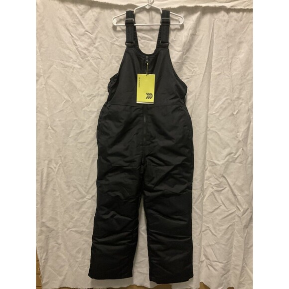 Kids Snow Ski Bib - Black (Size M 8-10) All in Motion BRAND NEW - Picture 1 of 4